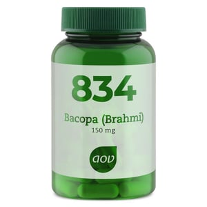 AOV Voedingssupplementen 834 Bacopa (brahmi) 150 mg afbeelding
