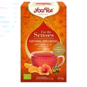 Yogi Tea Tea for the senses natural wellbeing Yogi Tea Tea for the senses natural wellbeing afbeelding