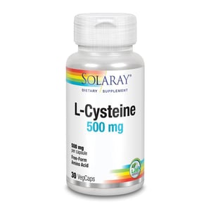 Solaray L-Cysteine 500 mg Solaray L-Cysteine 500 mg afbeelding