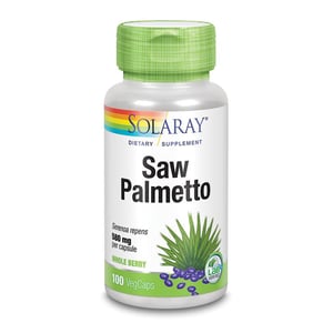 Solaray Serenoa Zaagpalm Bes 580 mg Solaray Serenoa Zaagpalm Bes 580 mg afbeelding