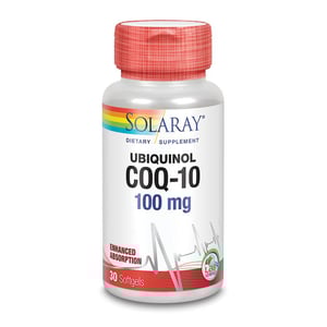 Solaray Ubiquinol Co Q10 100 mg Solaray Ubiquinol Co Q10 100 mg afbeelding
