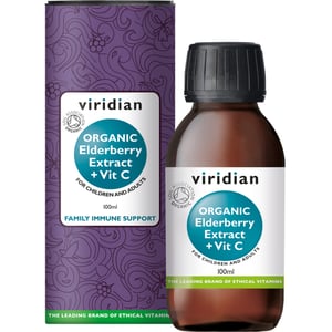 Viridian Organic Elderberry Extract with Vitamin C afbeelding