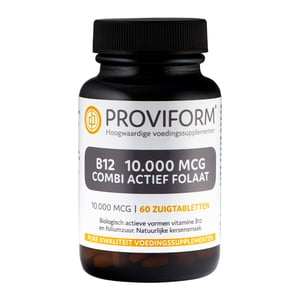 Proviform Vitamine B12 10.000 mcg combi actief folaat afbeelding