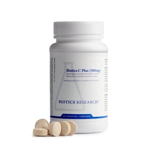Biotics Bio-C Plus 500 mg (ascorbaten met bioflavonoïden) Biotics Bio-C Plus 500 mg (ascorbaten met bioflavonoïden) afbeelding
