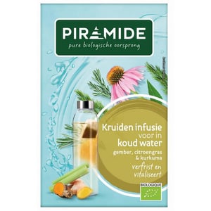 Piramide Infusie Voor Koude Thee Gember afbeelding