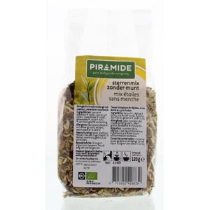 Piramide Sterrenmix Zonder Munt Thee Eko Piramide Sterrenmix Zonder Munt Thee Eko afbeelding