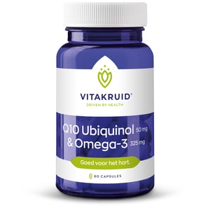 Vitakruid Q10 ubiquinol 50 mg & omega-3 325 mg afbeelding