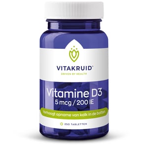 Vitakruid Vitamine D3 5 mcg afbeelding