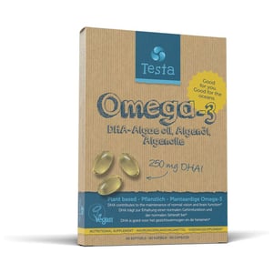Testa - Omega 3 algenolie DHA 250 mg