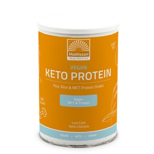 Mattisson Healthstyle Vegan Keto protein shake - pea, rice & MCT afbeelding