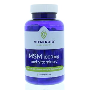 Vitakruid MSM 1000 mg + Vitamine C afbeelding