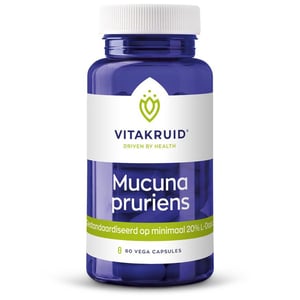 Vitakruid Mucuna Pruriens 500 mg (min. 20% L-Dopa) afbeelding