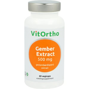 Vitortho Gember extract 500 mg afbeelding