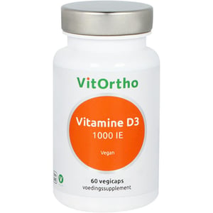 Vitortho Vitamine D3 1000 IE Vegan afbeelding
