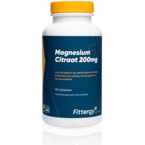 Fittergy Magnesiumcitraat 200 mg afbeelding