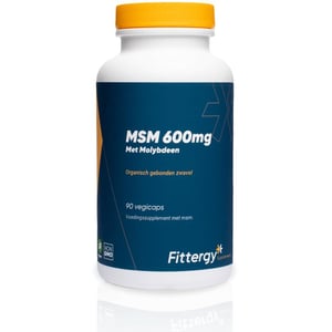 Fittergy MSM 600 mg afbeelding