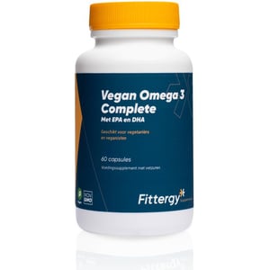 Fittergy Omega 3 Vegan 150 mg DHA 75 mg EPA afbeelding