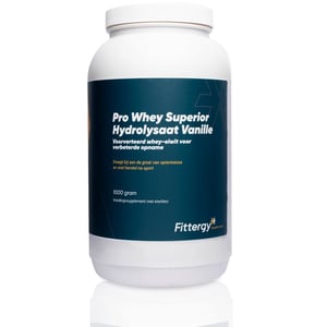 Fittergy Pro Whey Superior Hydrolysate Vanille afbeelding