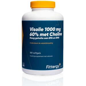 Fittergy Visolie 1000 mg 60% met choline afbeelding