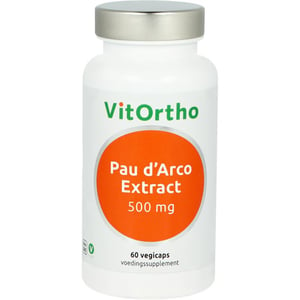 Vitortho Pau d'Arco Extract 500 mg afbeelding