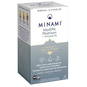 Minami Nutrition MorEPA Platinum 1000 IE Vitamine D (verbeterde formule) afbeelding