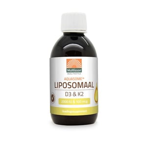 Mattisson Healthstyle Aquasome Liposomaal D3 2000ui + K2 100 mcg Mattisson Healthstyle Aquasome Liposomaal D3 2000ui + K2 100 mcg afbeelding
