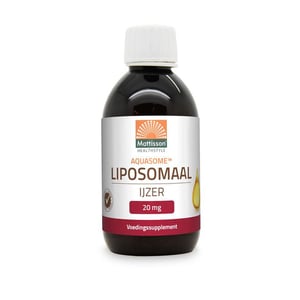 Mattisson Healthstyle Aquasome Liposomaal Ijzer 20 mg Citrussmaak afbeelding