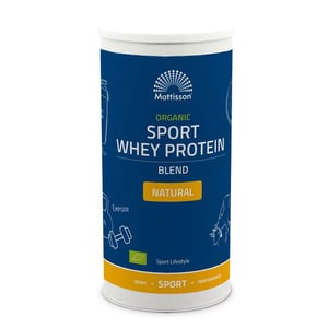 Mattisson Healthstyle Organic Sport Whey Protein Blend Natural afbeelding