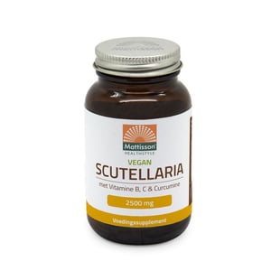Mattisson Healthstyle Scutellaria 2500 mg met Vit B, C, Curcumine Vegan afbeelding
