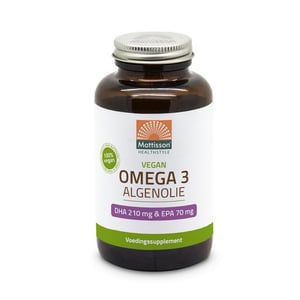 Mattisson Healthstyle Vegan Omega-3 Algenolie DHA 210 mg EPA 70 mg afbeelding