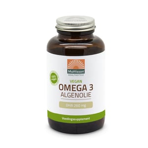 Mattisson Healthstyle Vegan Omega-3 Algenolie DHA 260 mg afbeelding