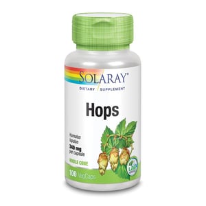Solaray Humulus Hop 340 mg Solaray Humulus Hop 340 mg afbeelding