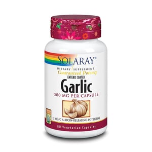 Solaray Knoflook 500 mg Maagsapresistent Solaray Knoflook 500 mg Maagsapresistent afbeelding