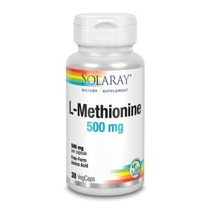 Solaray L-Methionine 500 mg Solaray L-Methionine 500 mg afbeelding