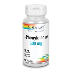 Solaray L-Phenylalanine 500 mg Solaray L-Phenylalanine 500 mg afbeelding