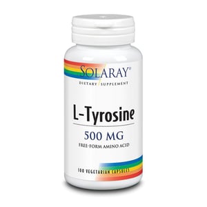 Solaray L-Tyrosine 500 mg Solaray L-Tyrosine 500 mg afbeelding