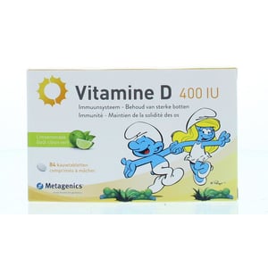 Metagenics Vitamine D 400IU NF Smurfen afbeelding