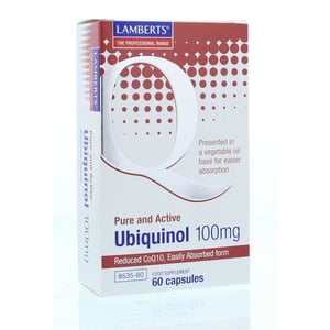 Lamberts Ubiquinol (Q10) 100 mg afbeelding