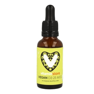 Vitaminstore Vegan D3 vloeibaar 25mcg afbeelding
