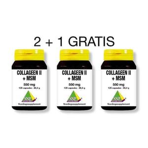 SNP Collageen II + MSM 2+1 Gratis SNP Collageen II + MSM 2+1 Gratis afbeelding