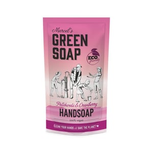 Marcel's Green Soap Handzeep Patchouli & Cranberry Navulverpakking Marcel's Green Soap Handzeep Patchouli & Cranberry Navulverpakking afbeelding