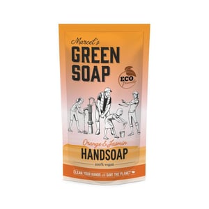 Marcel's Green Soap Handzeep Sinaasappel & Jasmijn Navulverpakking Marcel's Green Soap Handzeep Sinaasappel & Jasmijn Navulverpakking afbeelding