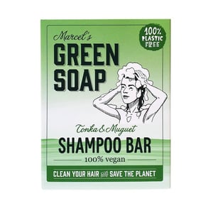 Marcel's Green Soap Shampoo Bar Tonka & Muguet Marcel's Green Soap Shampoo Bar Tonka & Muguet afbeelding