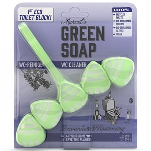 Marcel's Green Soap Toiletblok Lavendel & Rozemarijn Marcel's Green Soap Toiletblok Lavendel & Rozemarijn afbeelding