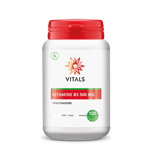Vitals Vitamine B3 Niacinamide 500 mg afbeelding