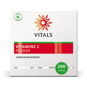 Vitals Vitamine C Poeder Calciumascorbaat afbeelding