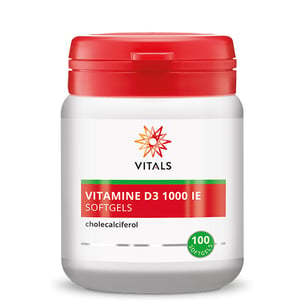 Vitals Vitamine D3 1000IE afbeelding