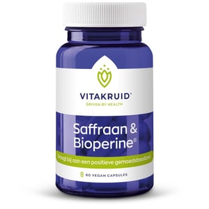 Vitakruid Saffraan 28 mg (Affron) & bioperine afbeelding