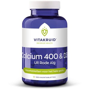 Vitakruid - Calcium 400 & D3 uit Rode Alg