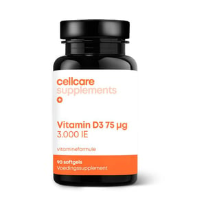 Cellcare Vitamine D3 75 mcg 3000IE afbeelding
